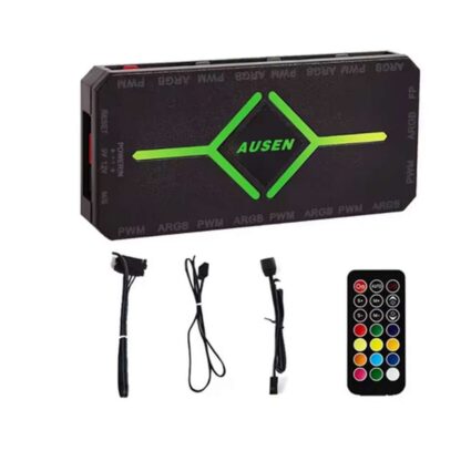 AUSEN 4Pin PWM Temperature Control Hub ARGB