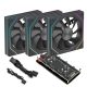 7Pro ARGB 3Pin+PWM 3 Fan Kit