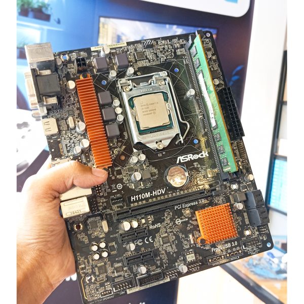 ASRock H110M-HDV i5-7500 16gb GTX1060セット ASRock H110M-HDV i5-7500 16gb GTX1060セット ASRock H110M-HDV